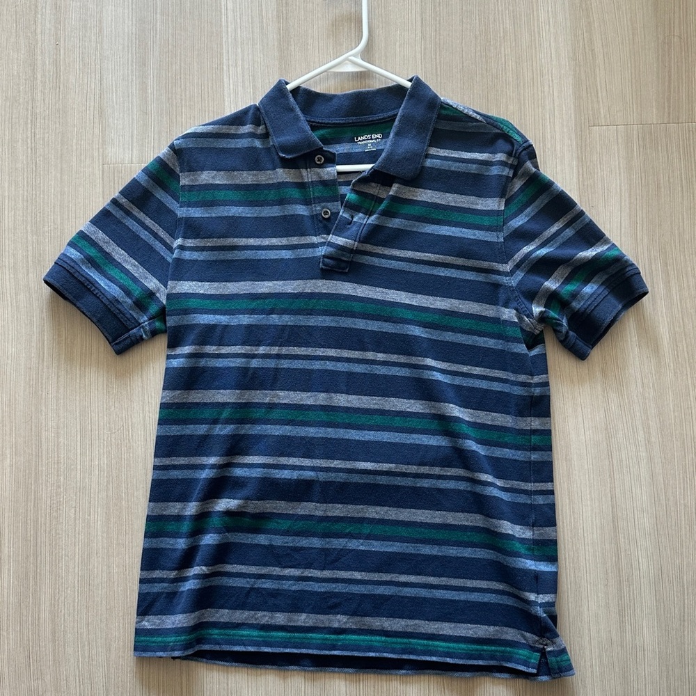 Lands end tailored fit polo